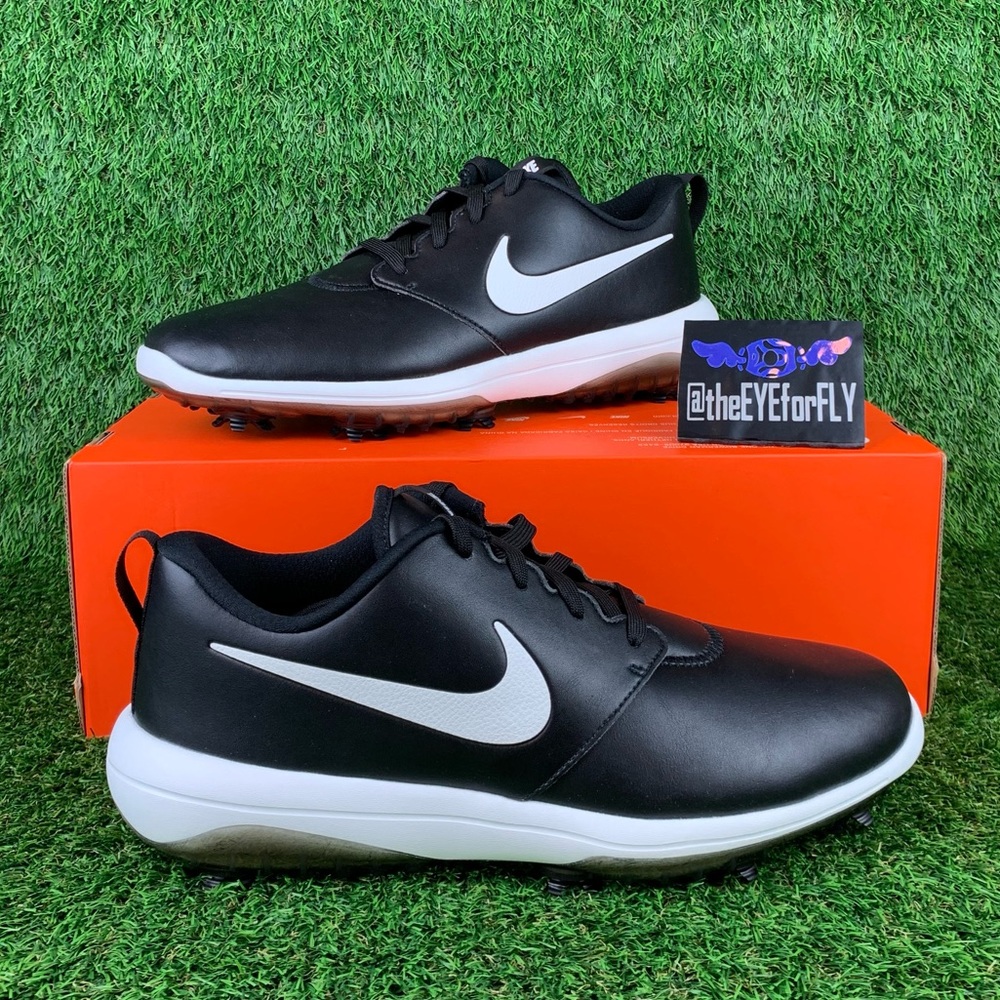 NEW Nike Roshe G Tour Golf Shoes Black White AR5579-001